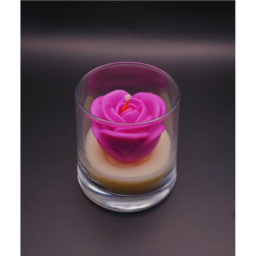 Pink Rose Candle